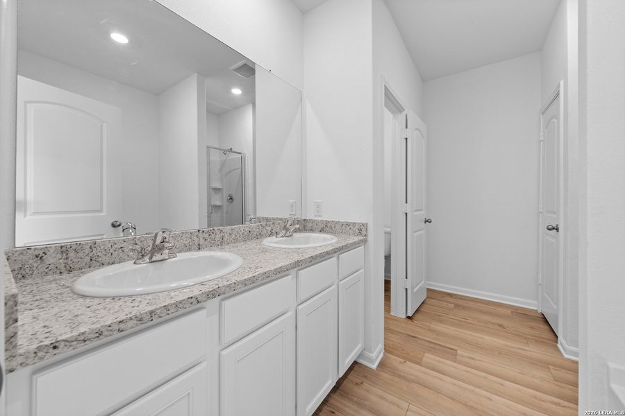 Furnished interior view inside a new home in Preserve at Medina, Von Ormy (Image 9).
