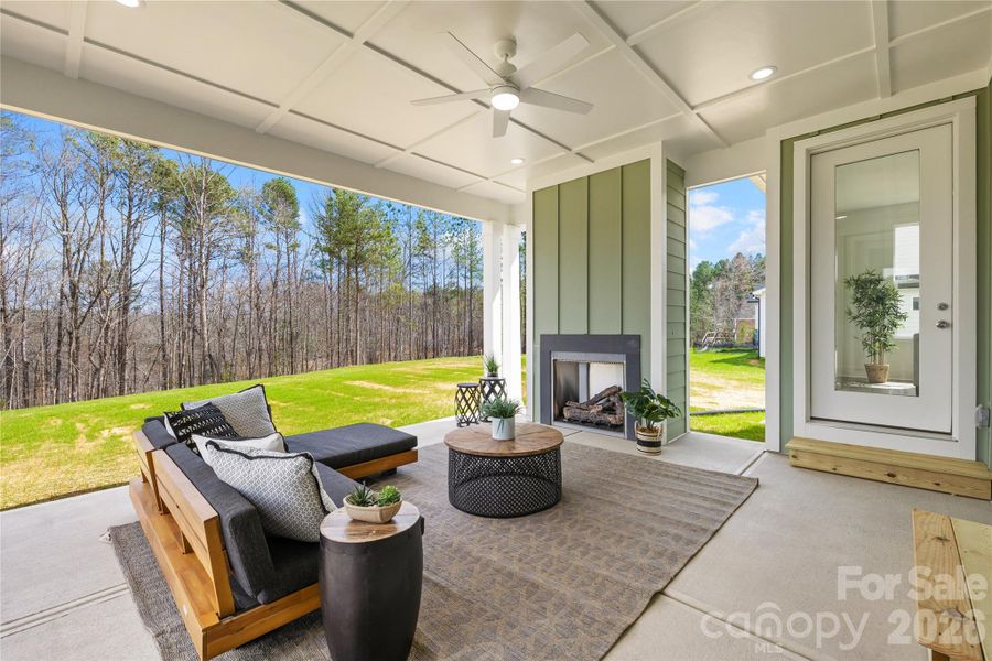 Exterior details and patio area of a home in , Statesville (Image 3). Exterior details and patio area of a home in , Statesville (Image 3).