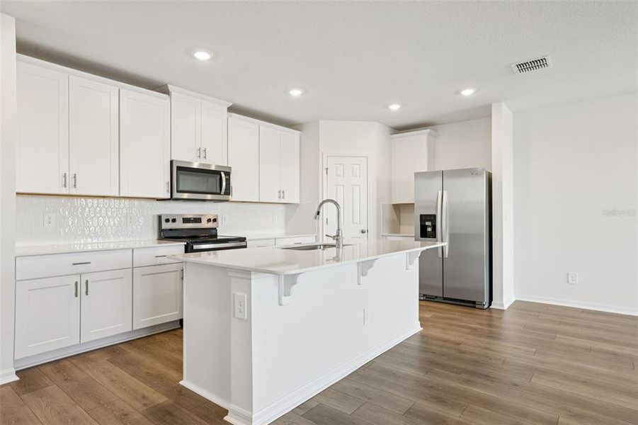 Furnished interior view inside a new home in The Meadow at Crossprairie, St. Cloud (Image 9).