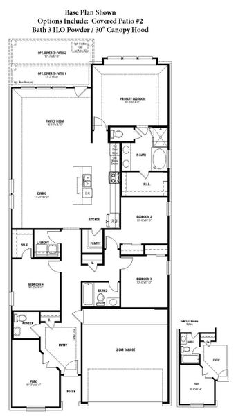 2D floor plan layout of this home in Santa Rita Ranch, Liberty Hill, TX (Image 3). 2D floor plan layout of this home in Santa Rita Ranch, Liberty Hill, TX (Image 3).