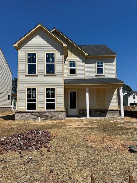 Exterior details and patio area of a home in , Buford (Image 1). Exterior details and patio area of a home in , Buford (Image 1).