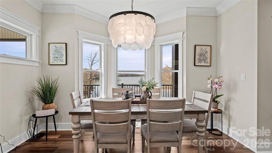 Waterfront Views From The Dinning Area