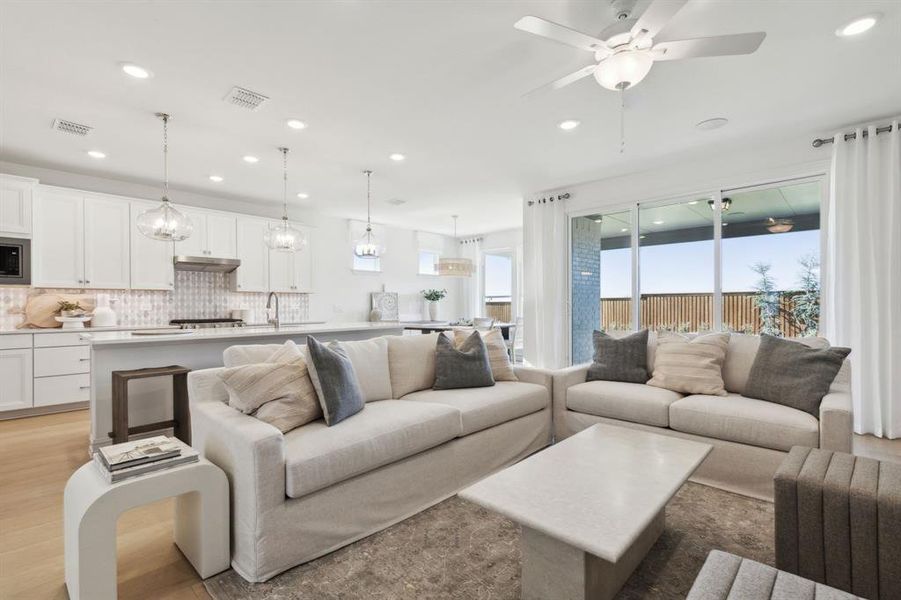 *Model Representation - Open concept throughout main living areas