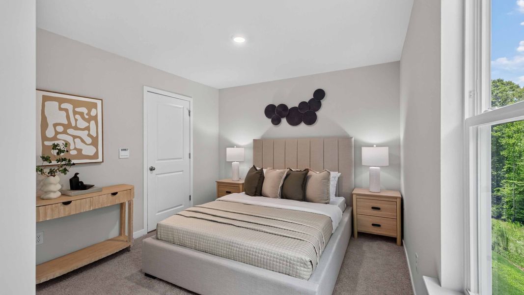 Furnished interior view inside a new home in Huffman Ridge, Hickory (Image 15).