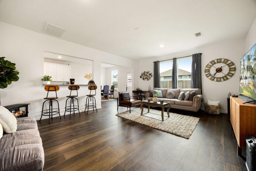 Furnished interior view inside a new home in Decker Farms, Magnolia (Image 23). Furnished interior view inside a new home in Decker Farms, Magnolia (Image 23).