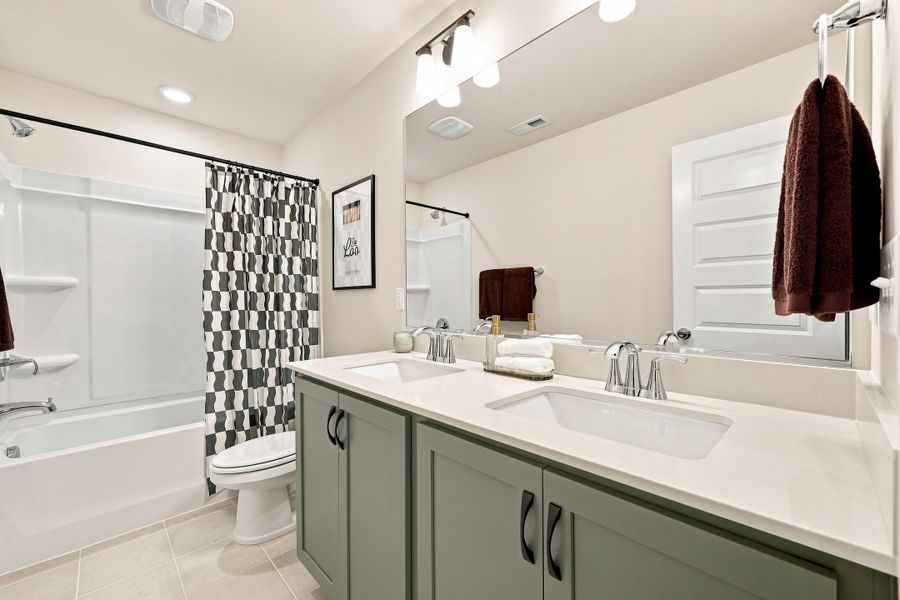 Representative furnished interior of a home built from the Brown Paper Packages by Garman Homes in Spring Valley, Trinity (Image 13).