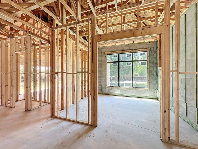 In-progress construction of a new home in , Oviedo, FL (Image 54).