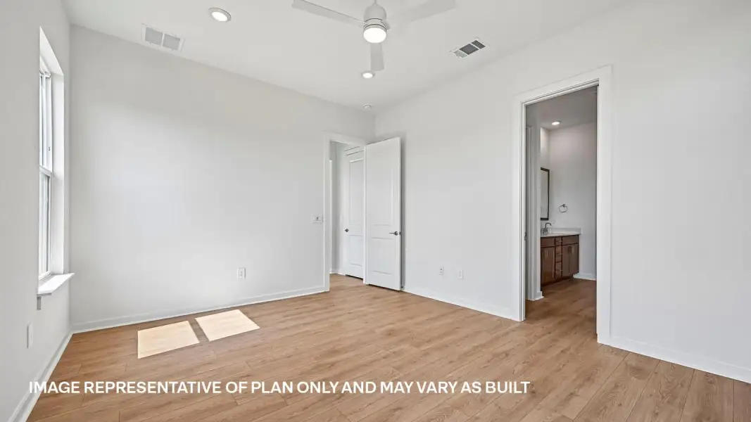 Spacious, unfurnished interior of a new home in The Enclave at Bar W Ranch, Leander (Image 35). Spacious, unfurnished interior of a new home in The Enclave at Bar W Ranch, Leander (Image 35).