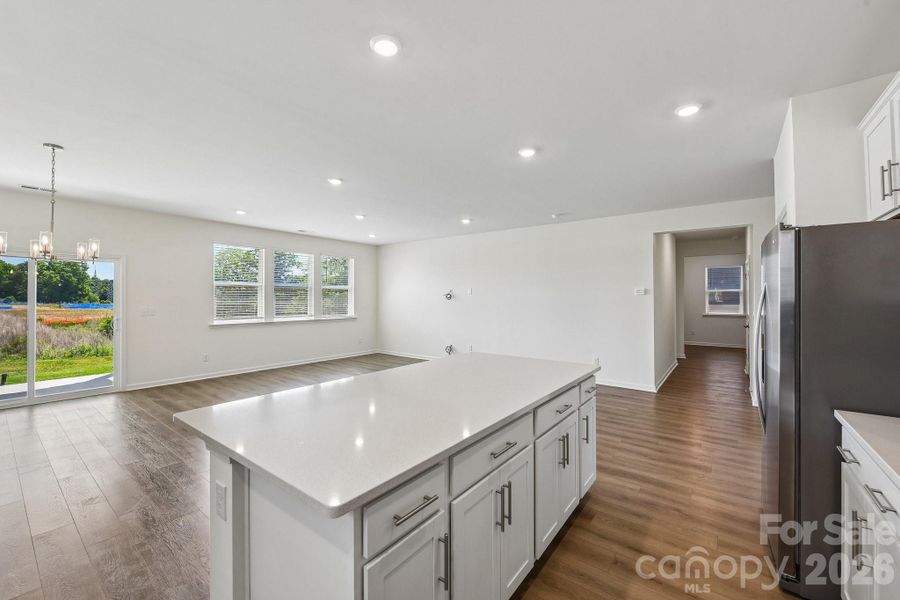 Furnished interior view inside a new home in , Monroe (Image 6).