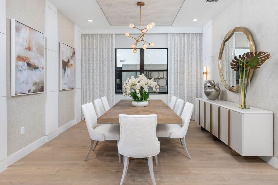 Representative furnished interior of a home built from the Mallorca by GL Homes in Lotus Edge, Boca Raton (Image 8).