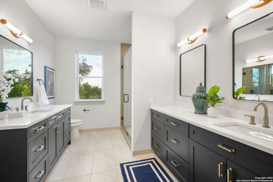 Furnished interior view inside a new home in , San Antonio (Image 33).