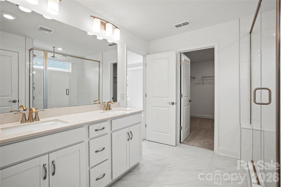 Furnished interior view inside a new home in Cannon Run, Concord (Image 14).