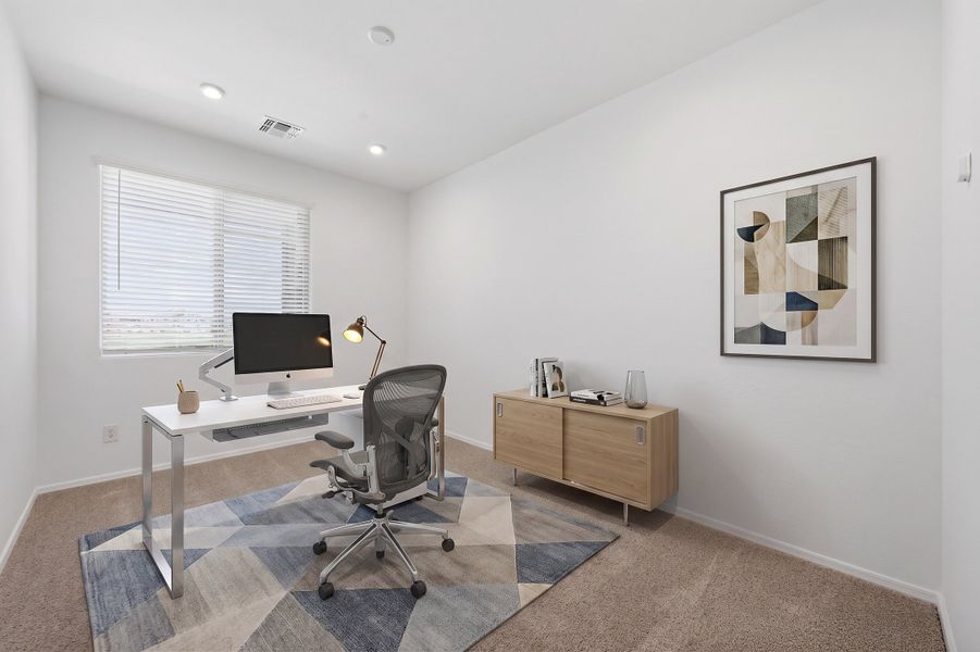 Furnished interior view inside a new home in Marbella at Windrose, Waddell (Image 7).