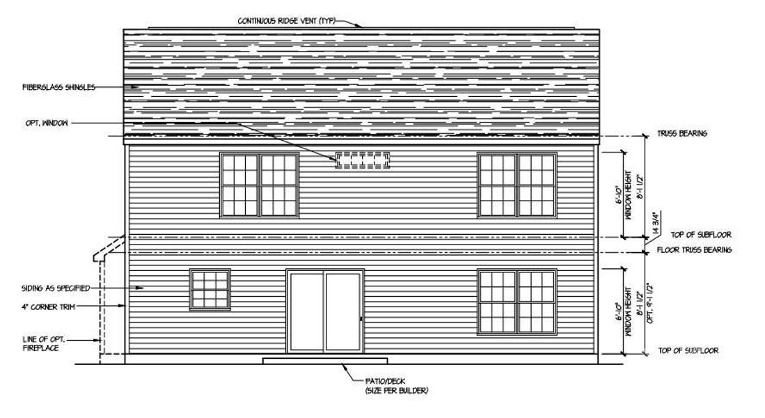 Exterior rendering of this home design in , Pageland, SC (Image 2).