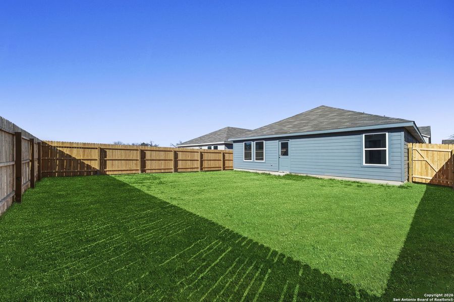 Exterior details and patio area of a home in Friendship Oaks, Fredericksburg (Image 2). Exterior details and patio area of a home in Friendship Oaks, Fredericksburg (Image 2).
