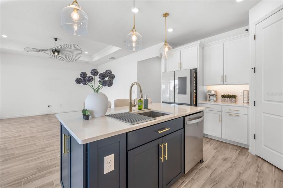 Furnished interior view inside a new home in EverBe, Orlando (Image 17).