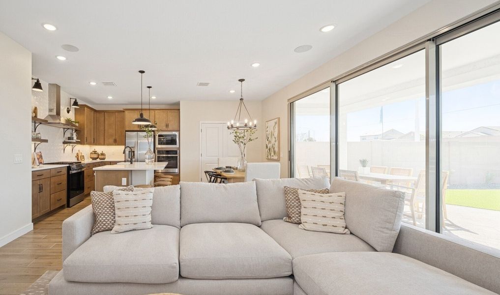 Bright and open great room