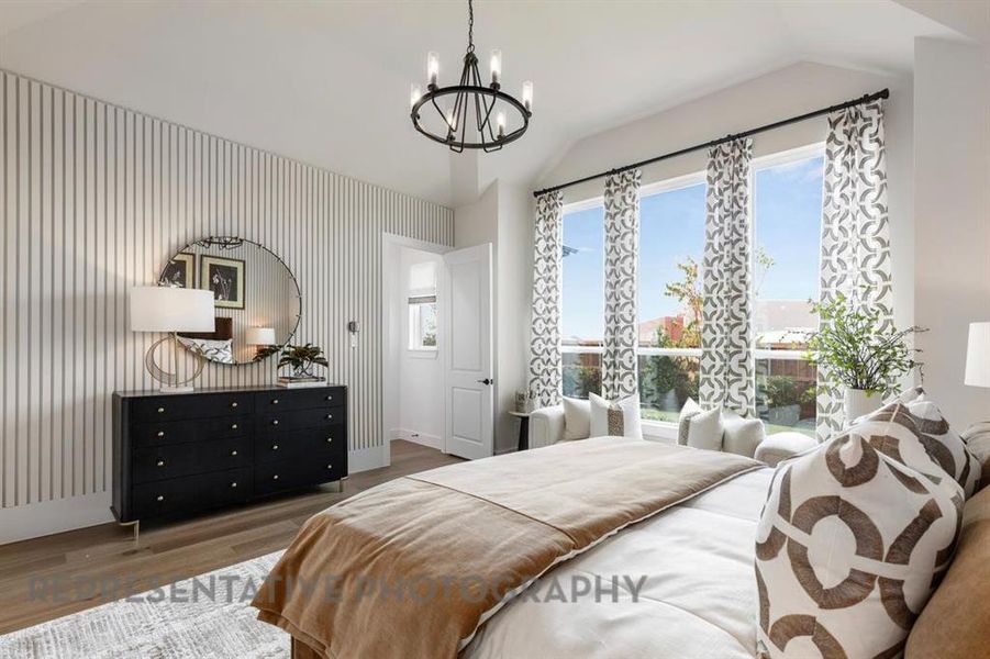 Furnished interior view inside a new home in Aster Park: 50ft. lots, McKinney (Image 31).