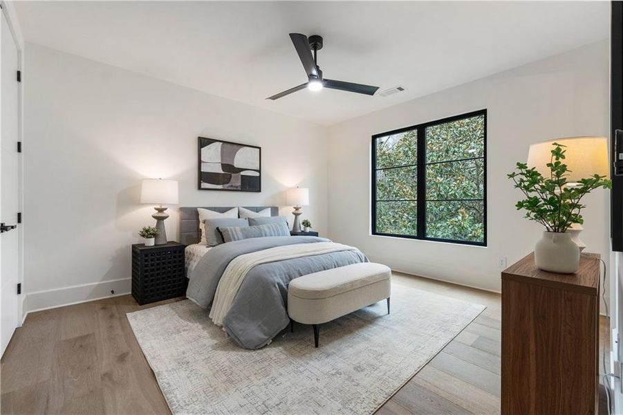 Furnished interior view inside a new home in , Sandy Springs (Image 13).