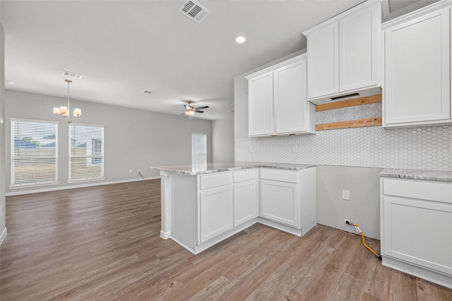Furnished interior view inside a new home in Woodland Lakes, Huffman (Image 7).
