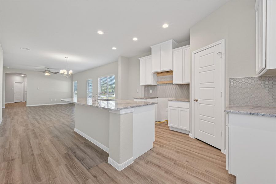 Furnished interior view inside a new home in Woodland Lakes, Huffman (Image 7).