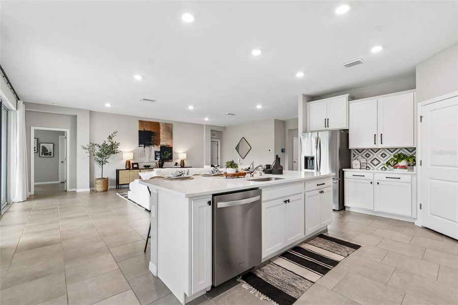 Furnished interior view inside a new home in Deerbrook, Land O' Lakes (Image 49).