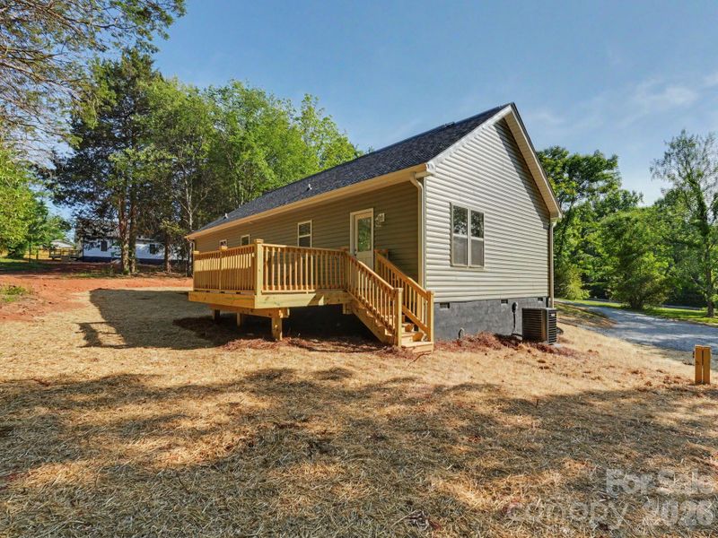 Exterior details and patio area of a home in , Mooresville (Image 18).