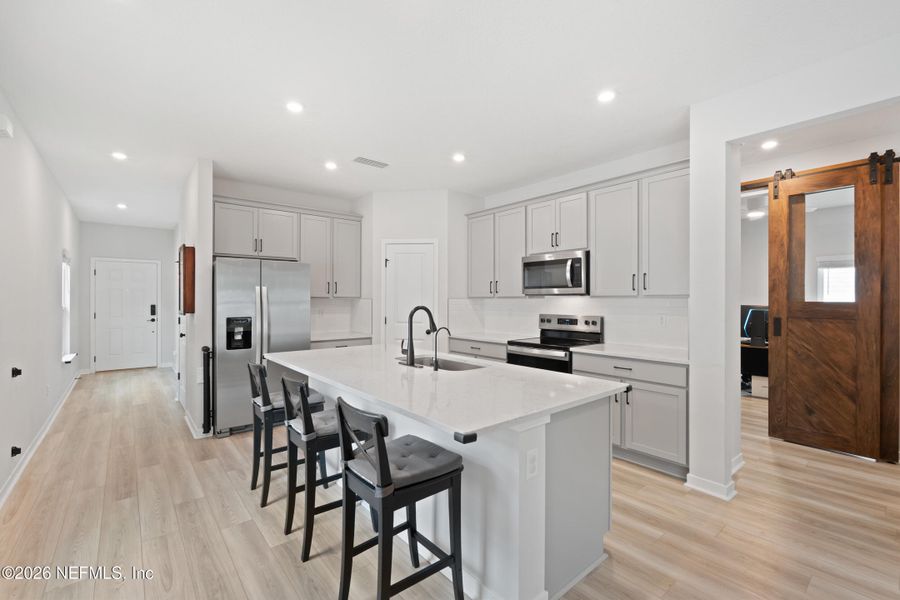 Furnished interior view inside a new home in Concourse Crossing, Fernandina Beach (Image 9).