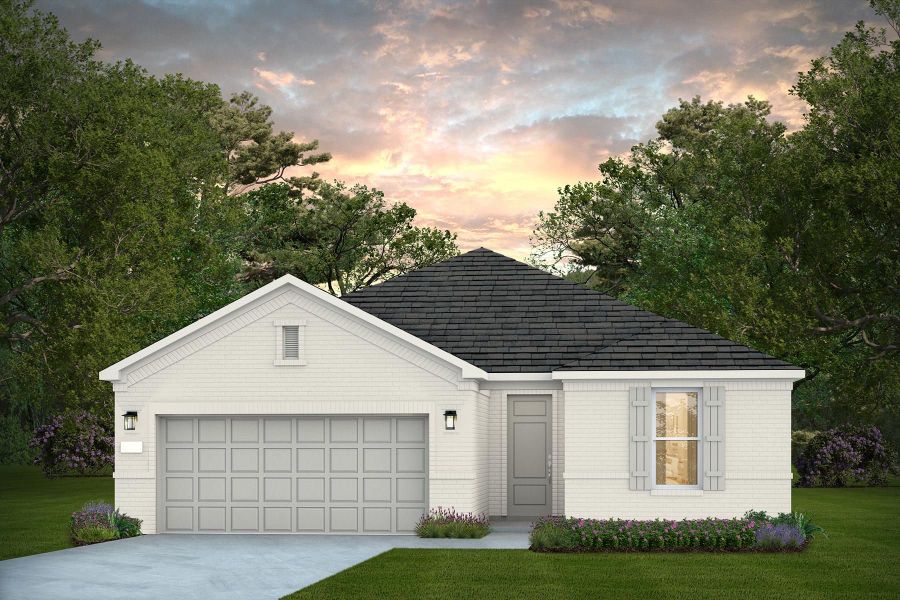 Representative exterior photo of a completed home built from the Prosperity by Del Webb in Sun City Texas, Georgetown, TX (Image 20).