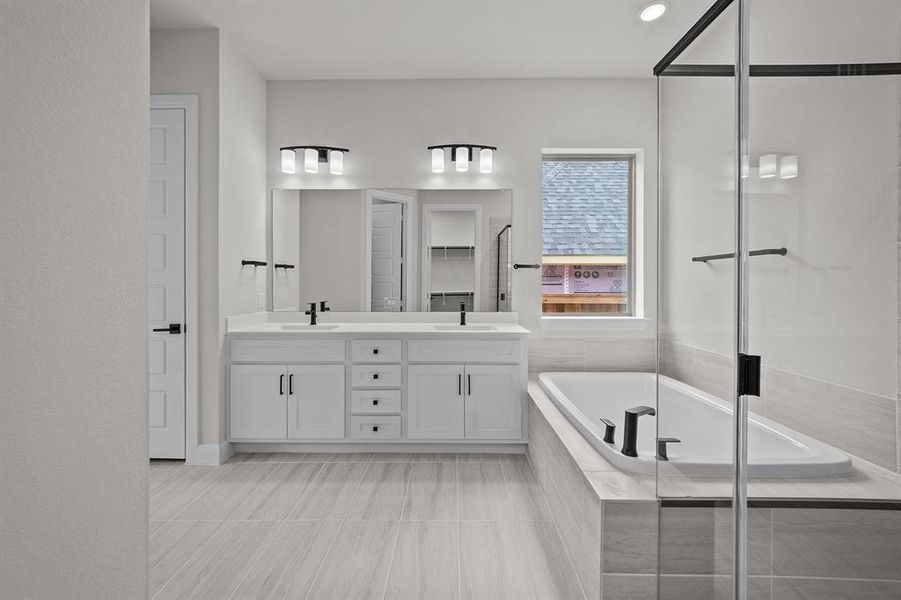 Furnished interior view inside a new home in Walsh Classic, Aledo (Image 7). Furnished interior view inside a new home in Walsh Classic, Aledo (Image 7).