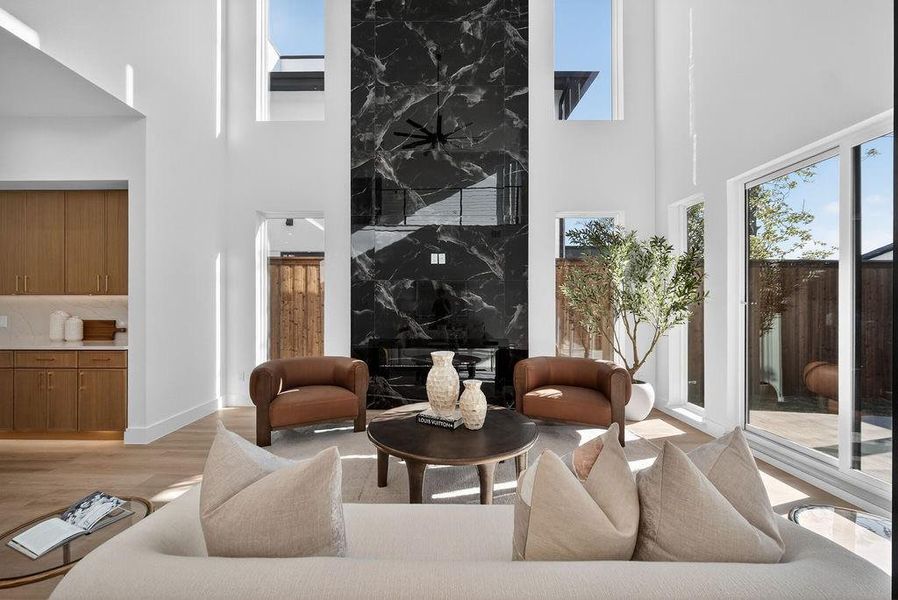 Furnished interior view inside a new home in , Dallas (Image 4).