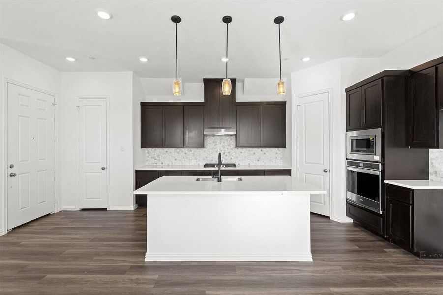 Rice Townhome Kitchen by Ashton Woods