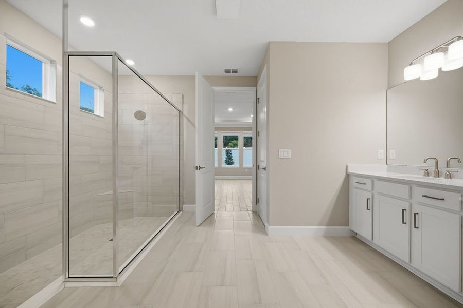Furnished interior view inside a new home in Headwaters at Lofton Creek, Yulee (Image 14).