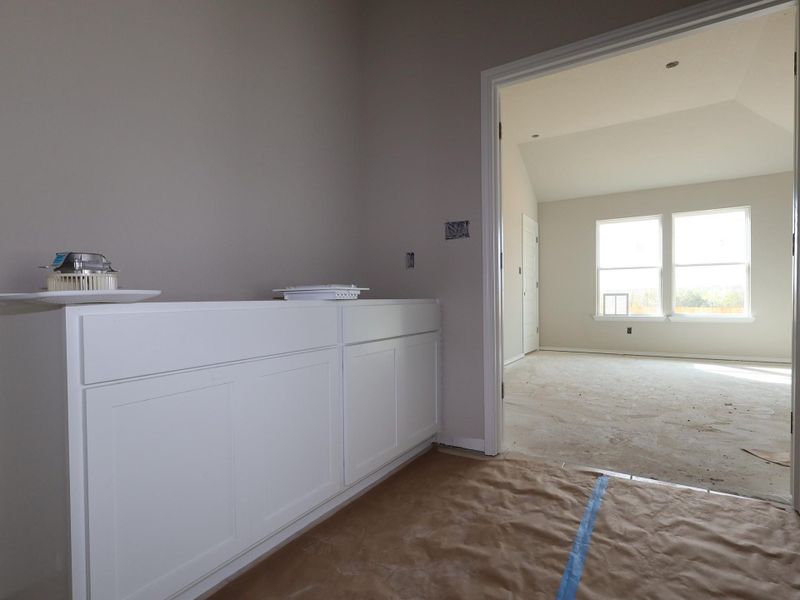 In-progress construction of a new home in Carillon, Manor, TX (Image 18). In-progress construction of a new home in Carillon, Manor, TX (Image 18).