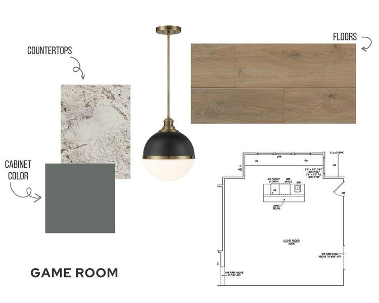 Game Room - Design Board