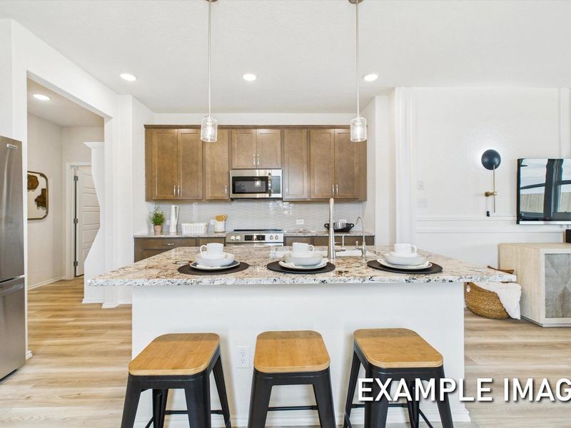 Representative furnished interior of a home built from the The Brazos E by Davidson Homes LLC in Heartland, Heartland (Image 12).