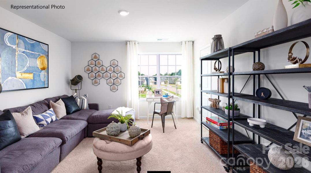 Furnished interior view inside a new home in Brinkley Ridge, Kings Mountain (Image 7).