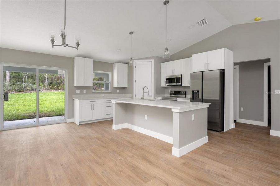 Furnished interior view inside a new home in , Citrus Springs (Image 13).
