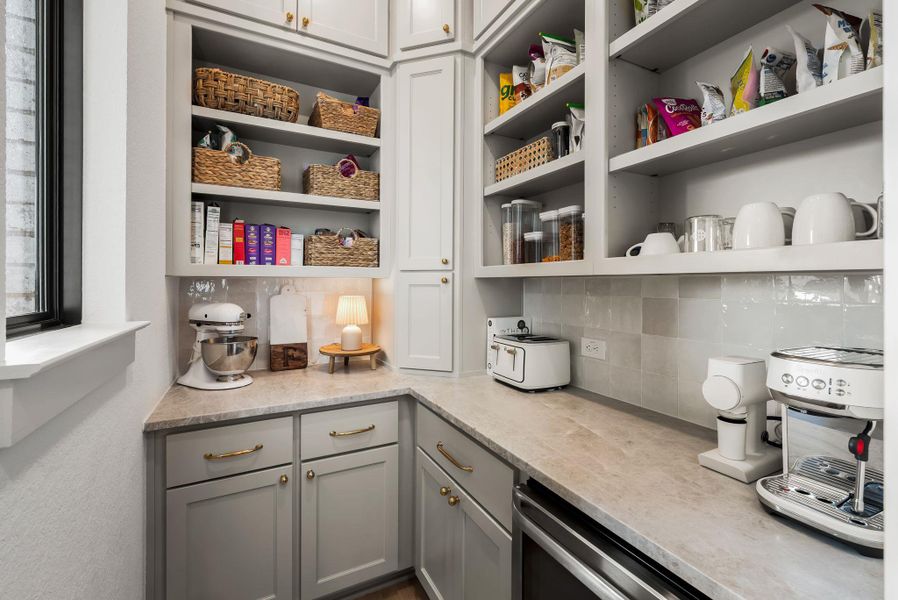 Furnished interior view inside a new home in Santa Rita Ranch, Liberty Hill (Image 16).