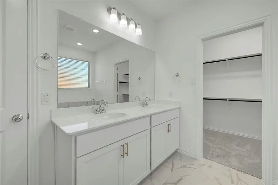 Furnished interior view inside a new home in Lily Creek at Sutton Fields, Aubrey (Image 8).