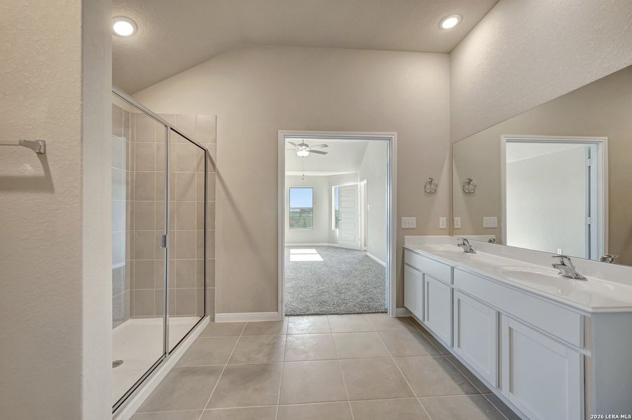 Furnished interior view inside a new home in Paloma Park, Converse (Image 9).