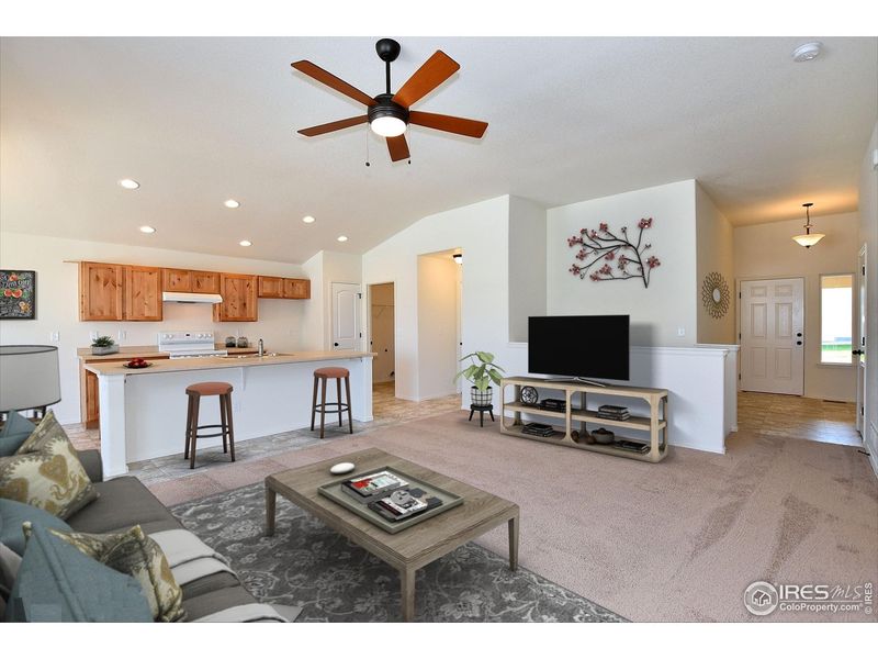 Furnished interior view inside a new home in , Johnstown (Image 11).
