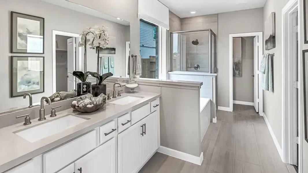 Furnished interior view inside a new home in Trillium, Richmond (Image 5).