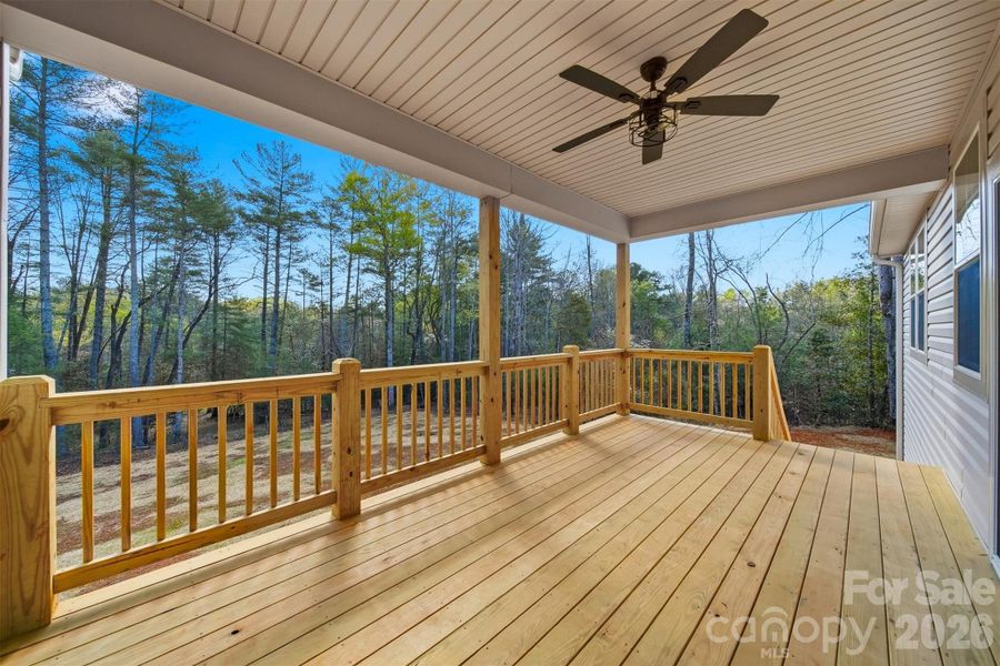Exterior details and patio area of a home in , Morganton (Image 32).