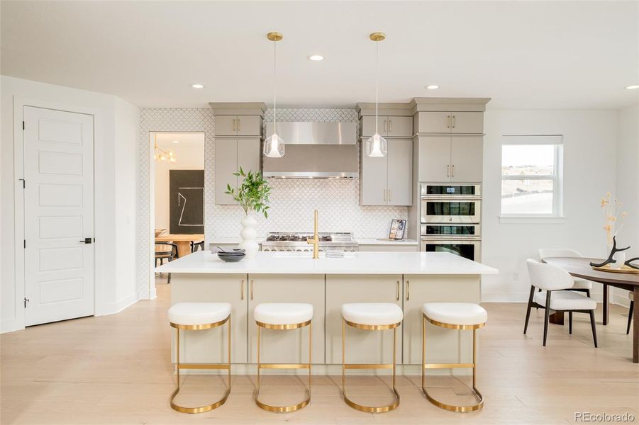 Furnished interior view inside a new home in , Castle Rock (Image 12). Furnished interior view inside a new home in , Castle Rock (Image 12).