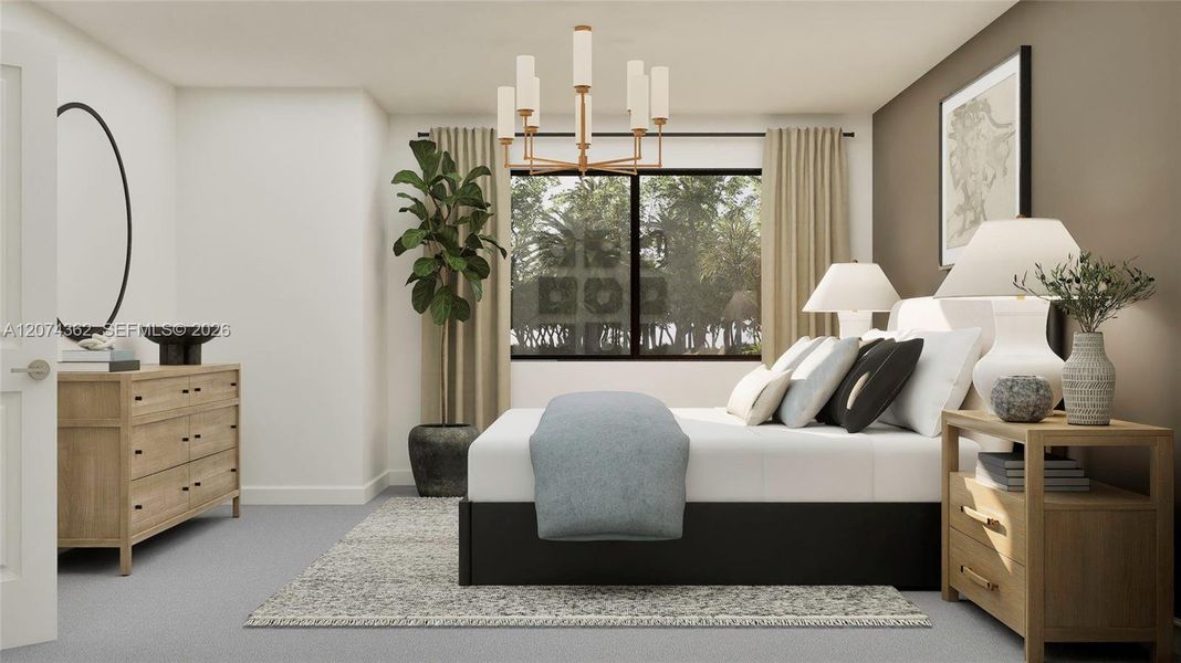 Furnished interior view inside a new home in Solterra, Sunrise (Image 4).