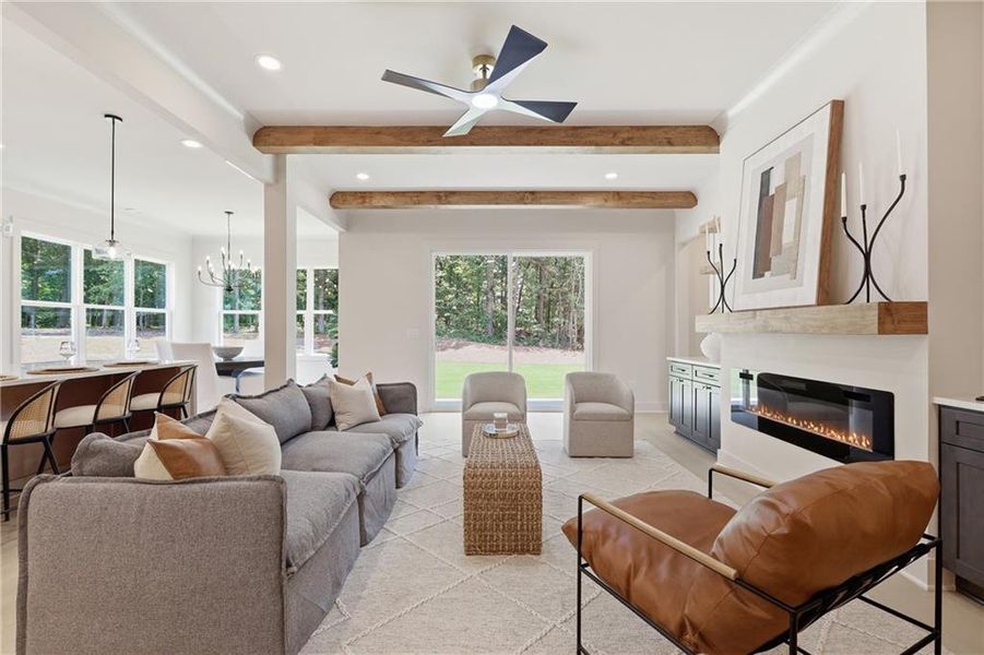 Furnished interior view inside a new home in , Lula (Image 12). Furnished interior view inside a new home in , Lula (Image 12).