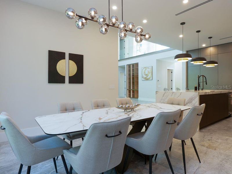 Furnished interior view inside a new home in , Sarasota (Image 37).