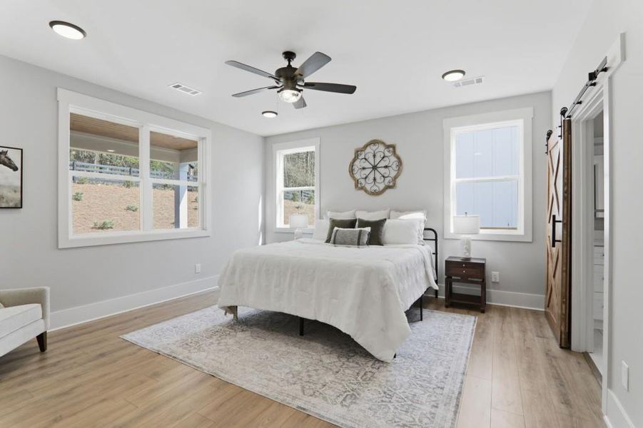 Furnished interior view inside a new home in , Senoia (Image 14).