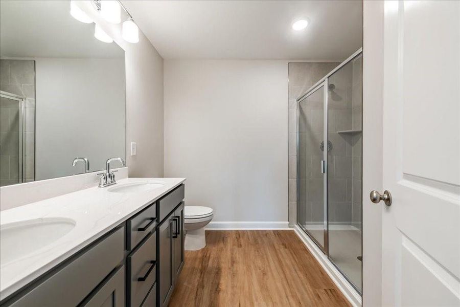Furnished interior view inside a new home in Wilkins Walk, Mableton (Image 6).